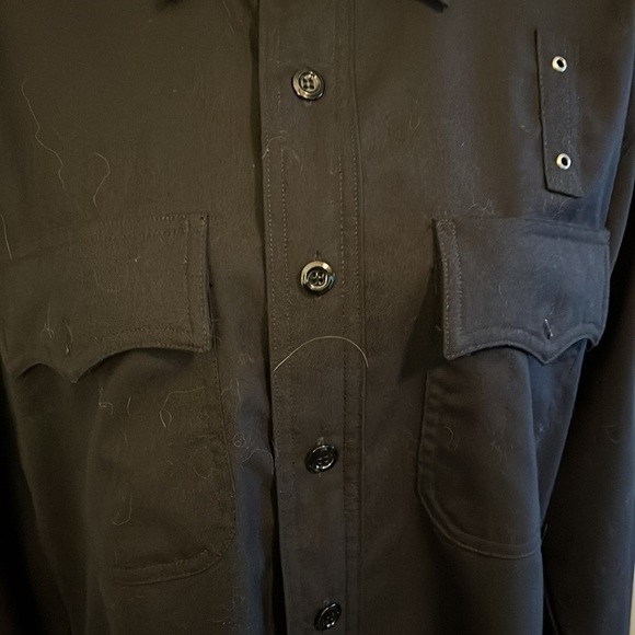 LAPD Long Sleeve 100% Wool Shirt 16-35.  Like new without tags. - Picture 5 of 10